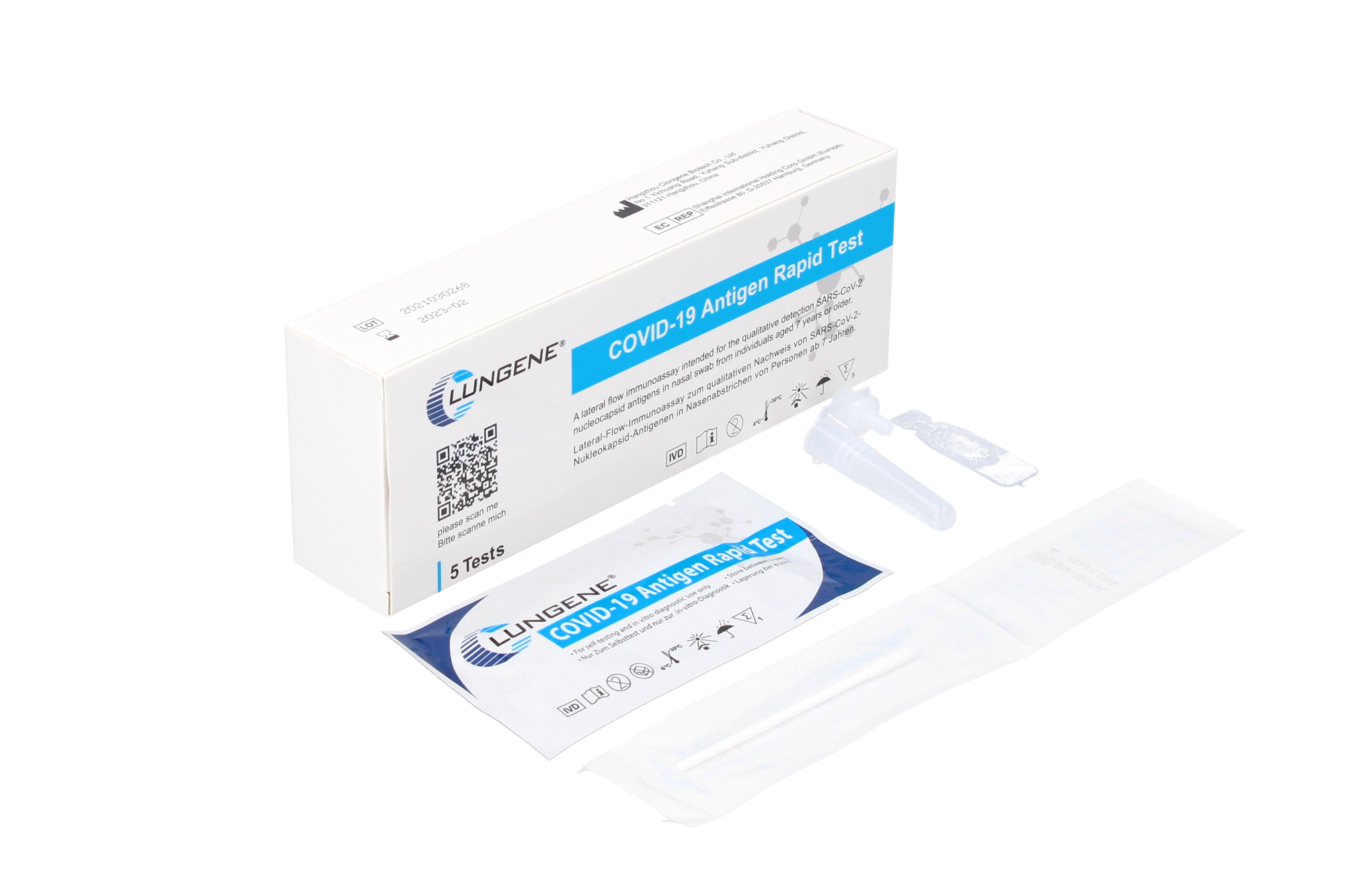 Selbsttest: Clungene COVID-19 Antigen Laien Schnelltest